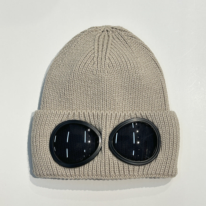 Warm Ski Mask Hats Caps Women Men Winter Windproof Glasses Knitted Beanie Outdoor Ear Protection Sports Cold Caps Garros
