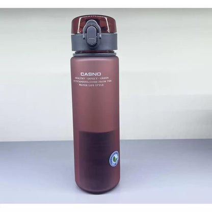 Casino Frosted Sports Water Cup Plastic Handy Cup Men and Women Creativity Portable Student Kettle with Lid Sports Bottle - MANDOTOS