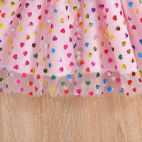 New Girls Dress Summer Short-Sleeved Princess Dress Children's Clothing Children's Gauze Skirt Girl Skirt Hunter Witch Group