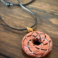 Orgonite Tiger's Eye Copper Pendant - Protection & Confidence Boost -