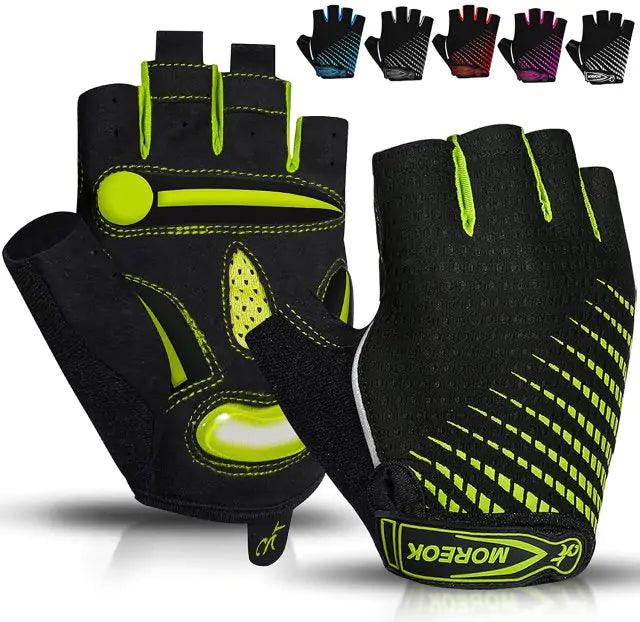 RideGuard Half Finger Cycling Gloves - MANDOTOS