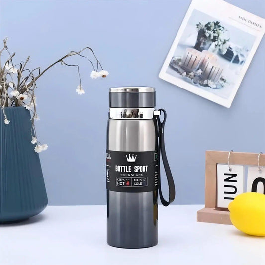 1L Thermal Water Bottle Keep Cold and Hot Thermos for Water Tea Coffee Vacuum Flasks Stainless Steel Thermos Bottle MANDOTOS