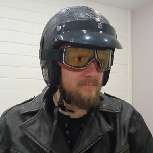 Retro Windproof Motorcycle Glasses - Enjoy the Open Road in Style! 🏍️ - MANDOTOS