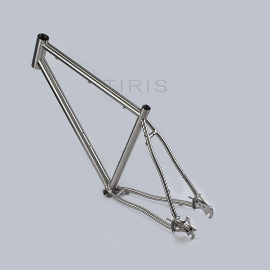 TIRIS-CRR8  Gravel Bike Frame, Sliding Dropout Gates, Belts Drive, Bicycle Framework, 700C 29 'Parts，Custom