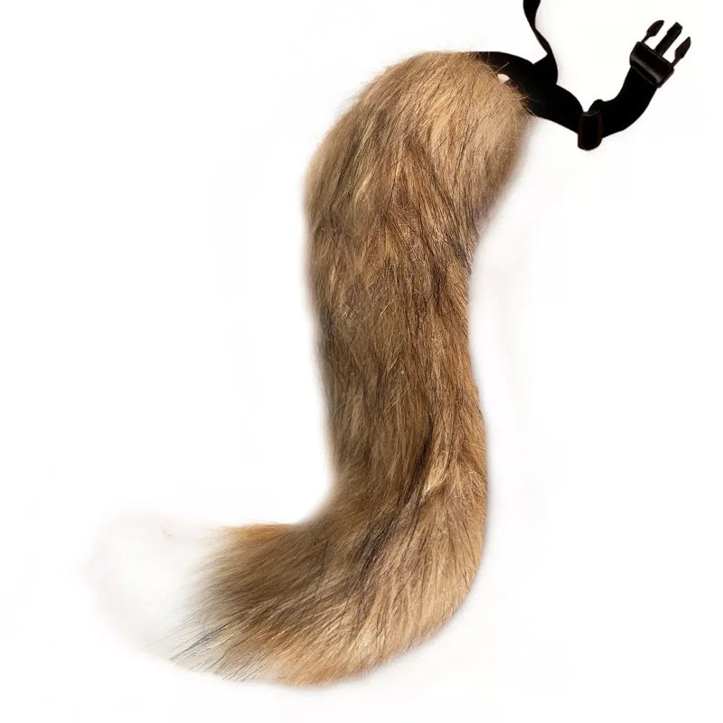 Props Cat Fox Plush Tails Role Play Halloween Party Kawaii Accessories Anime Animal Tail Cosplay Costumes