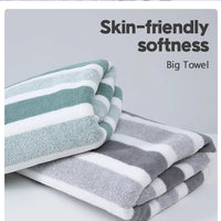 1 Pc Thickened Absorbent Bath Towel Soft Face Towel for Home