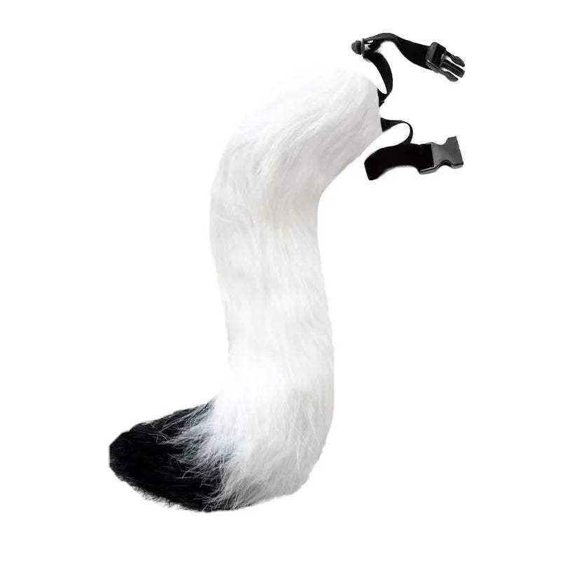 Props Cat Fox Plush Tails Role Play Halloween Party Kawaii Accessories Anime Animal Tail Cosplay Costumes