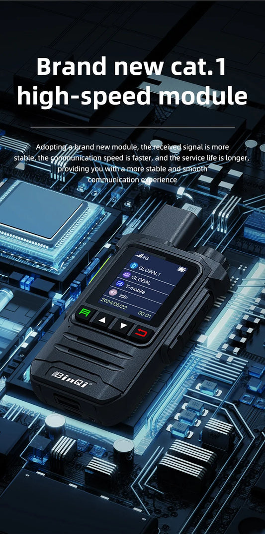 BINQI-K6 GXINPOC Platform Global -4G POC walkie talkie, 5000kilometers remote , global policecivilian fleet walkie talkie(free) - MANDOTOS