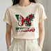 Mexico top tees girl 80s baddie summer alternative  t-shirt kawaii baddie 2000s