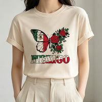 Mexico top tees girl 80s baddie summer alternative  t-shirt kawaii baddie 2000s