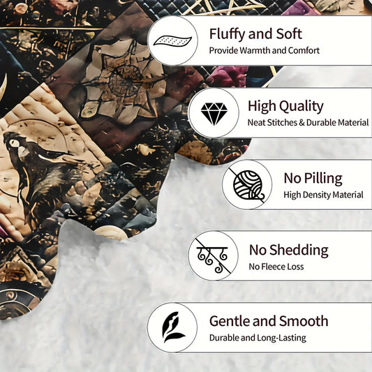 Vintage Patchwork Flannel Blanket: Comfort Meets Style - MANDOTOS