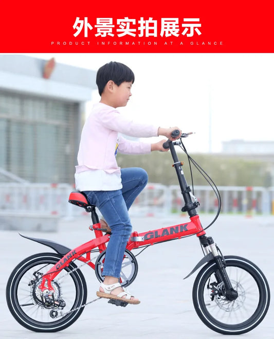 Versatile Folding Student Bicycle: Ride in Comfort & Style! - MANDOTOS