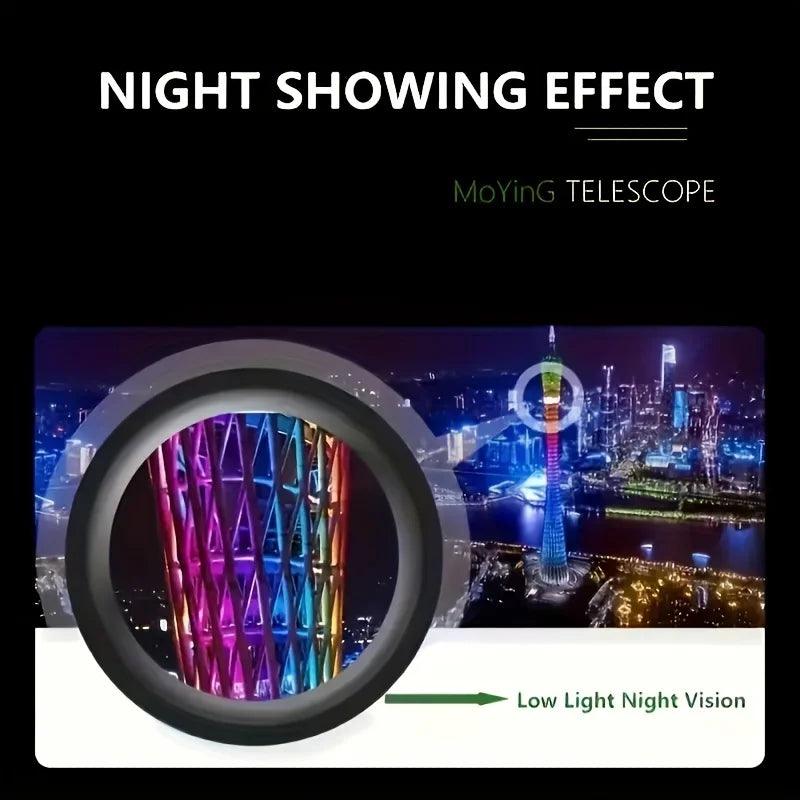 2025 2000X25 HD Monocular Telescope, Compact Portable for Travel, Hiking, Fishing, Camping, Stargazing, Concerts & Bird Watching - MANDOTOS