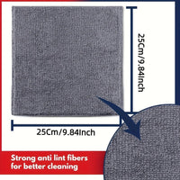 5/10/20pcs Kitchen Towel, Ultra-fine Fiber Light Gray Cleaning Cloth Set, Absorbent, Soft And Stain-removing Cloth - MANDOTOS