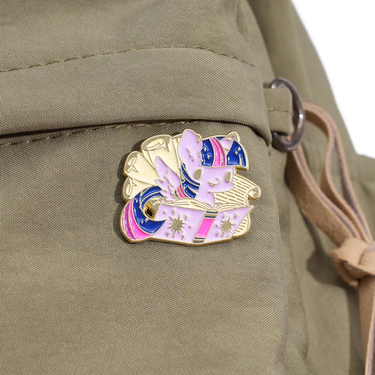 Animal 5-7pcs/Set Enamel Pins Penguin Bat Bee Owl Metal Brooches Fashion Lapel Badge Backpack Clothes Jewelry Gift for friends - MANDOTOS