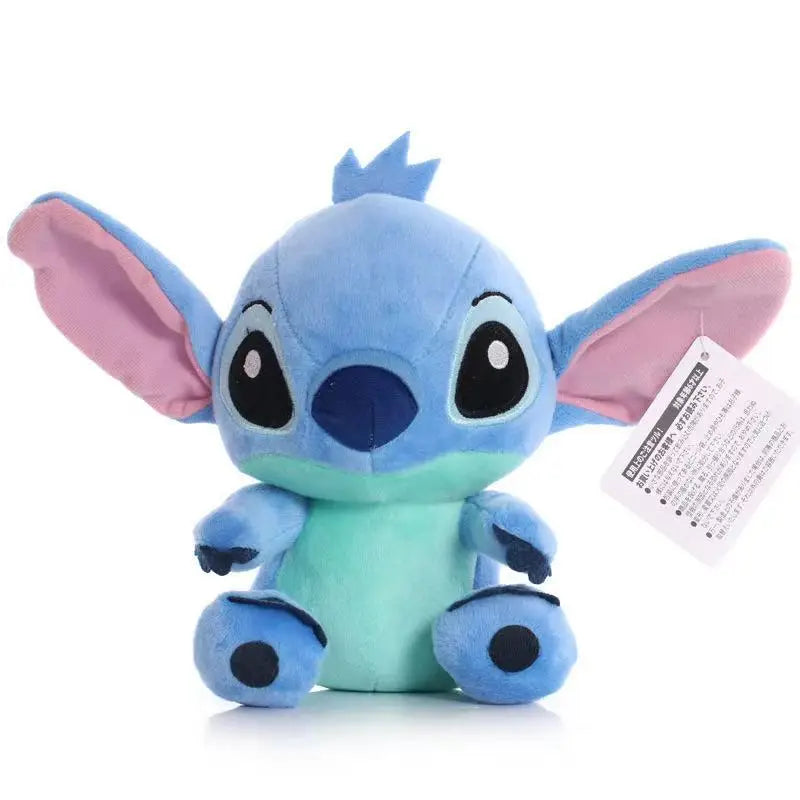 18cm Original Plush Stitch Baby Movie Cartoon Model Doll Children Action Figures Stuffed Toys Pendant Gifts