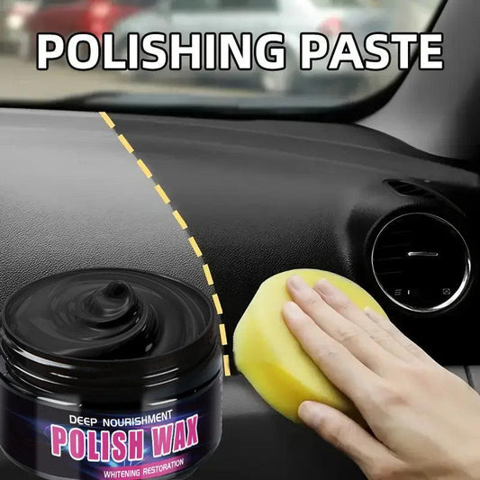 Universal Leather and Plastic Repair Polishing Wax - Automotive interior reconditioning cream for leather/plastic/rubber care - MANDOTOS