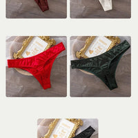 Ice Silk Panties Women Lingerie Underwear Low Waist Seamless Quick-drying Skin-friendly Breathable Briefs Women Intimates Brief