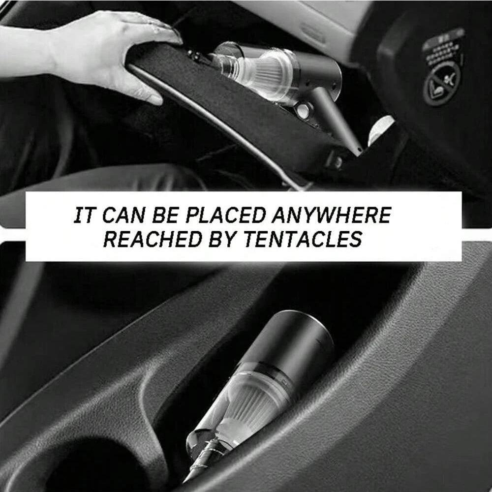 3 In 1 Integrated Suction And Blowing Vacuum Cleaner USB Charging Small Car Household Vacuum Cleaner - MANDOTOS