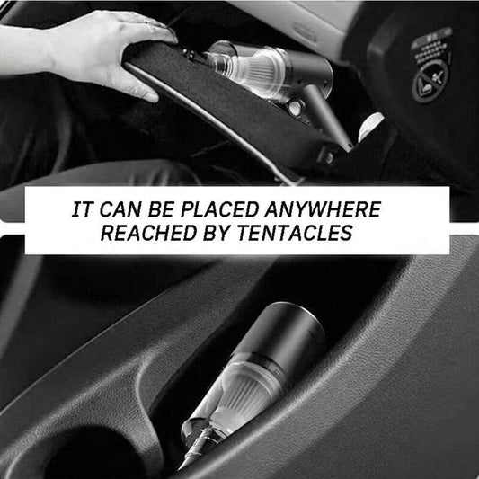 3 In 1 Integrated Suction And Blowing Vacuum Cleaner USB Charging Small Car Household Vacuum Cleaner - MANDOTOS