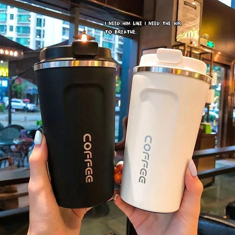 Stainless Steel Smart Coffee Tumbler Thermos Cup with Intelligent Temperature Display Portable Travel Mug 380ml 510ml MANDOTOS