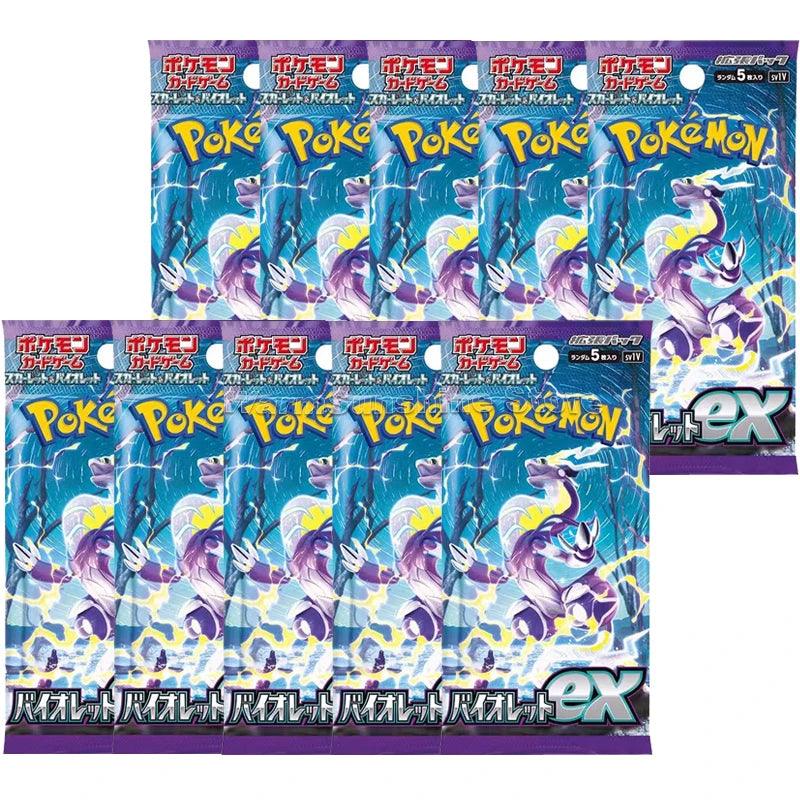Original Pokemon Card Game PTCG Japanese Edition SV1V SV1A SV2D SV2P SV2A 151 SV3 SV3A Bale Off Single Pack Trading Cards - MANDOTOS