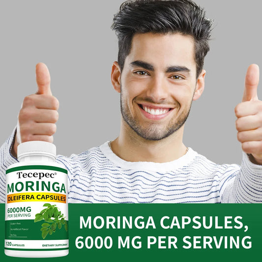 Moringa extract is rich in vitamins, minerals, and natural antioxidants, supporting balanced blood pressure and heart health