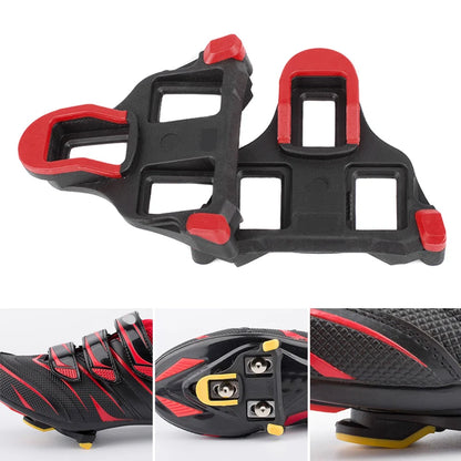Bike Cleats Self-locking Cycling Pedals Cleat Set Lightweight Platform Pedals 3 Bearings Pedals Indoor Cycling & Road Bike