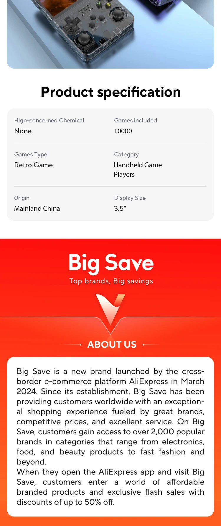 Open Source R36S Retro Handheld Video Game Console Linux System 3.5 Inch IPS Screen Portable Pocket Video Player R35S 64GB Games - MANDOTOS