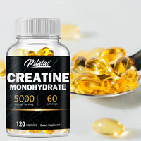 Creatine Monohydrate - Build Muscle, Improve Athletic Performance, Improve Energy Endurance and Promote Recovery - 120 Capsules