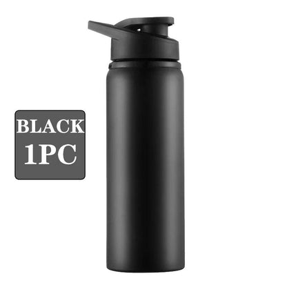 Portable Water Bottle Bicycle Riding Drinking Water Bottle Outdoor Sport Travel Mug Metal Stainless Steel Bottle MANDOTOS