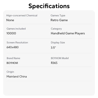 Open Source R36S Retro Handheld Video Game Console Linux System 3.5 Inch IPS Screen Portable Pocket Video Player R35S 64GB Games - MANDOTOS