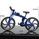 Folding bike blue