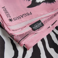 90x90cm New Design Horse Universe Printed Twill Silk Scarf Square Scarves Lady Wraps Kerchief Woman Neck Shawl Wraps