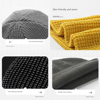 WRELS Winter Knitted Beanie Hats Warm Night Running Reflective Hat Unisex Windproof Ear Protection Cycling Hiking Ski Cap