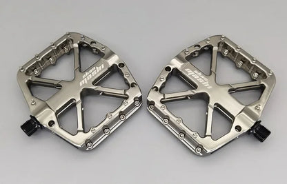 2025 New Bike Pedals  MTB Mountain Road Flat Non-slip CNC 3 Sealed Bearings Green Bicycle Pedals Route Cycling Accessories