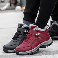 Ultra-Warm Waterproof Leather Winter Boots for Men & Women - MANDOTOS