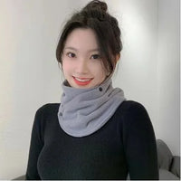 Winter Scarf for Women Warm Fluffy Neck Warmer Stylish Ins Fashion High Value Neck Wrap Student Cute Versatile Scarf