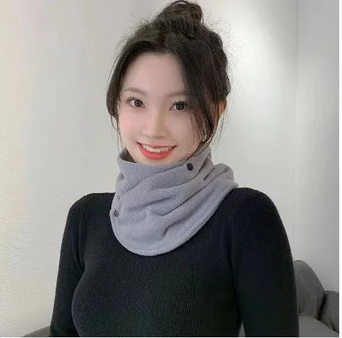 Winter Scarf for Women Warm Fluffy Neck Warmer Stylish Ins Fashion High Value Neck Wrap Student Cute Versatile Scarf