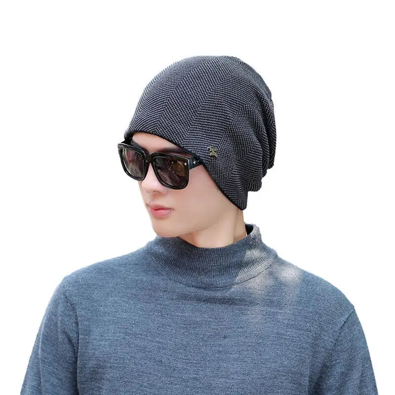Hot Sale Unisex Warm Winter Hat Fashion Men & Women Simple Style Thick Knitted Hat Outdoor Sports Ski Beanie Hats