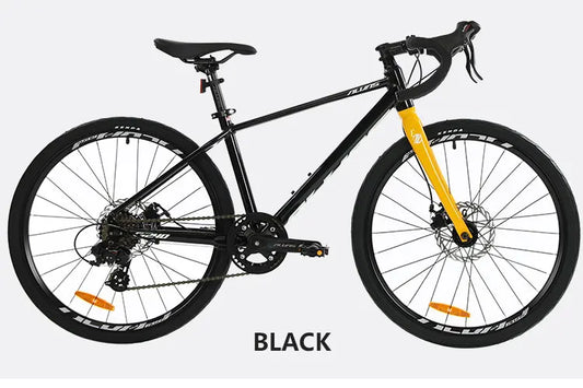 F, YUZE G240 7Speed Aluminum Disc Brake Bike Boy Girl Student Children Bicycle Teen Road bicicleta велосипед Handlebar 380mm