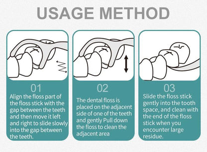 50/150/300/600/1000 PCS dental floss sticks oral care tools - MANDOTOS