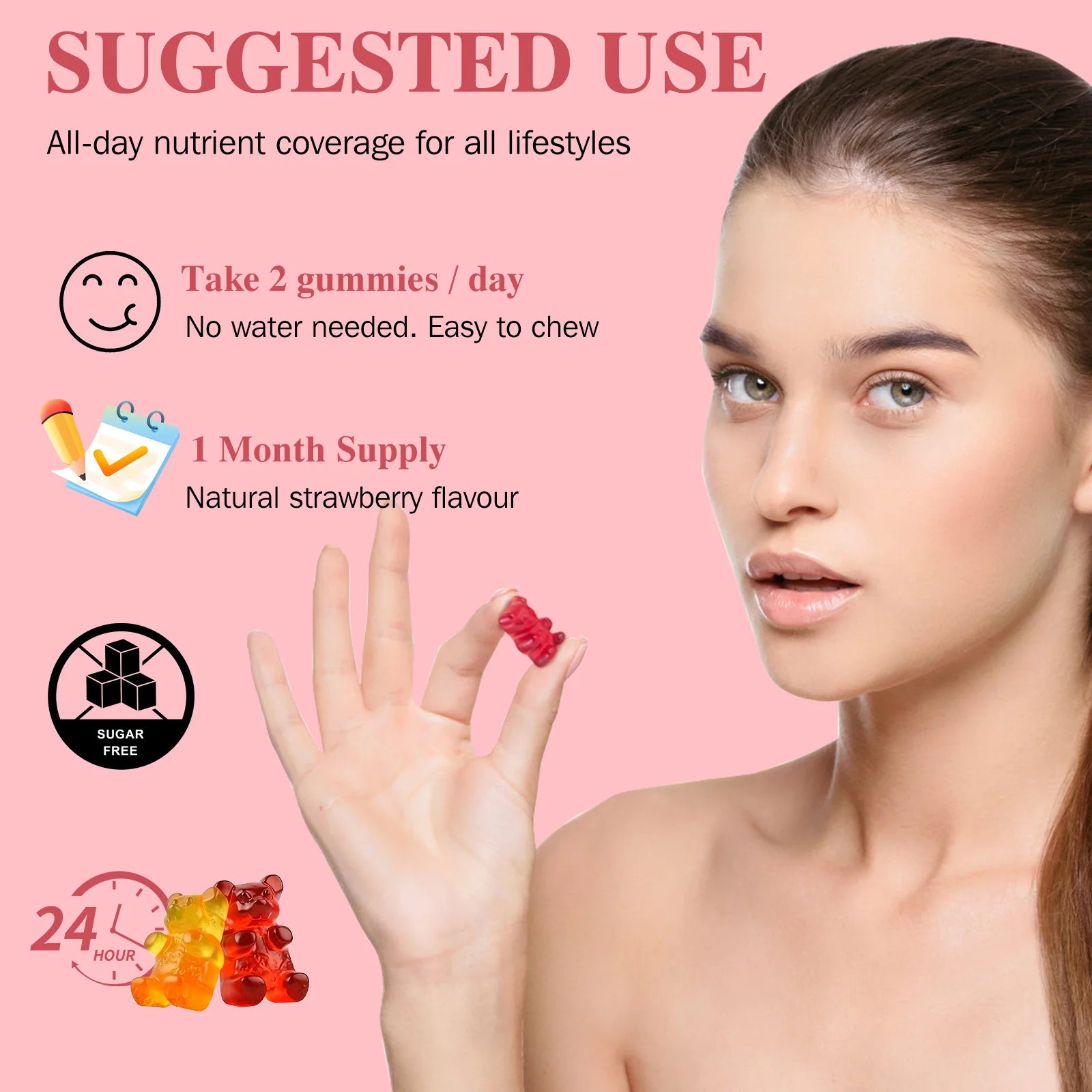 LUKAREE 200mg Potassium Magnesium Gummies Magnesium Potassium Supplements for Sleep, Relaxation, Sedation, Muscle Support