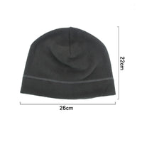 Winter Fleece Beanie Cycling Men Women Elastic Hiking Soft Thermal Commuting Ski Helmet Liner Hat Windproof Camping Cap Outdoor