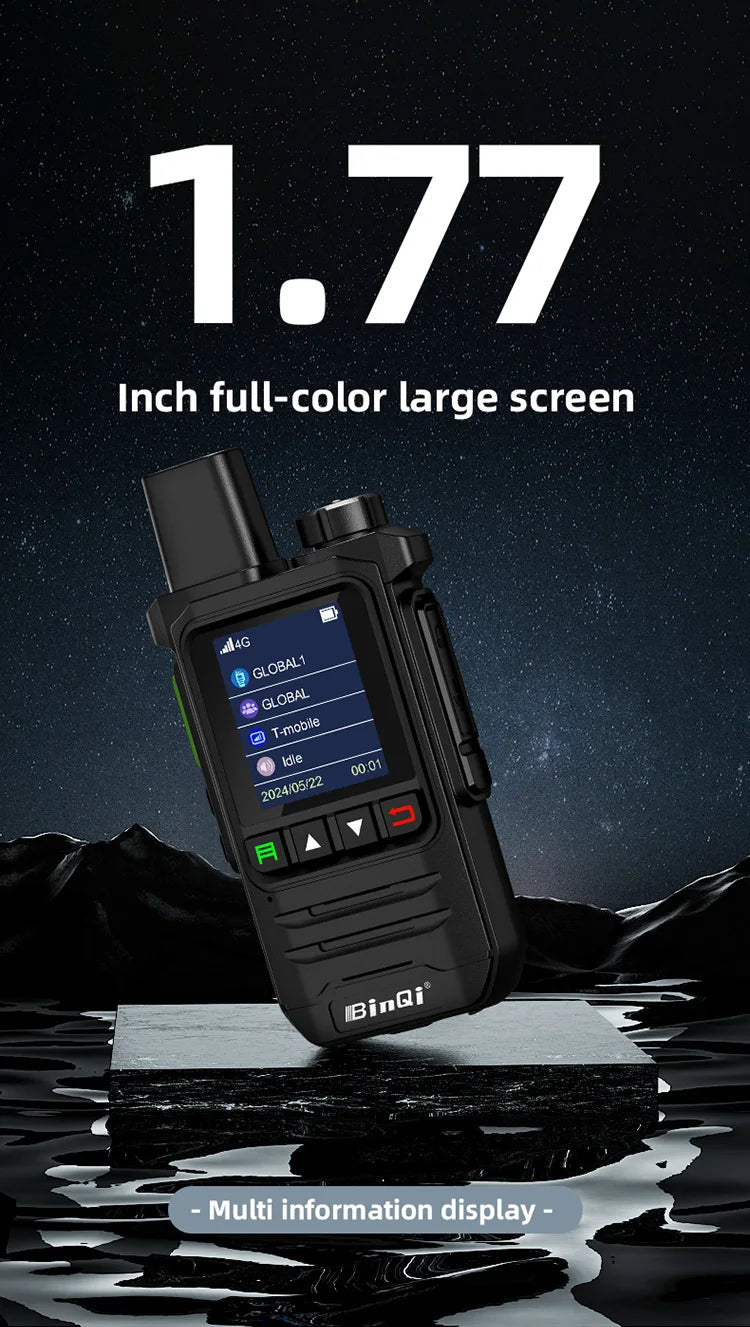 BINQI-K6 GXINPOC Platform Global -4G POC walkie talkie, 5000kilometers remote , global policecivilian fleet walkie talkie(free) - MANDOTOS