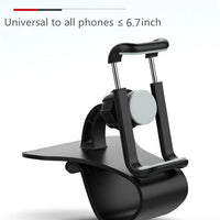 360 Rotatable Car Phone Holder Universal Cell Phone Stands Car Rack Dashboard Support for Auto Grip Mobile Phone Fixed Bracket - MANDOTOS