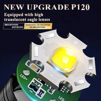 High Strong Power Led Flashlights 2000LM Tactical Torch with Display Light USB Charging Camping Fishing Emergency Zoom Lantern