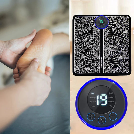 Electric Foot Massager Pad Muscle Massage Relaxation Trainer For Massage Fitness Outdoor Sport Home Family Relax - MANDOTOS