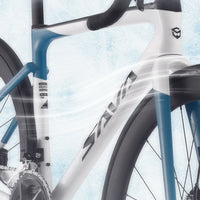 SAVA 2025NEW HAWKEYE SLR7 Carbon Fiber Road Bike with Shimano 105 DI2 R7170 Component Hydraulic Discs, Complete Adult Racing Set