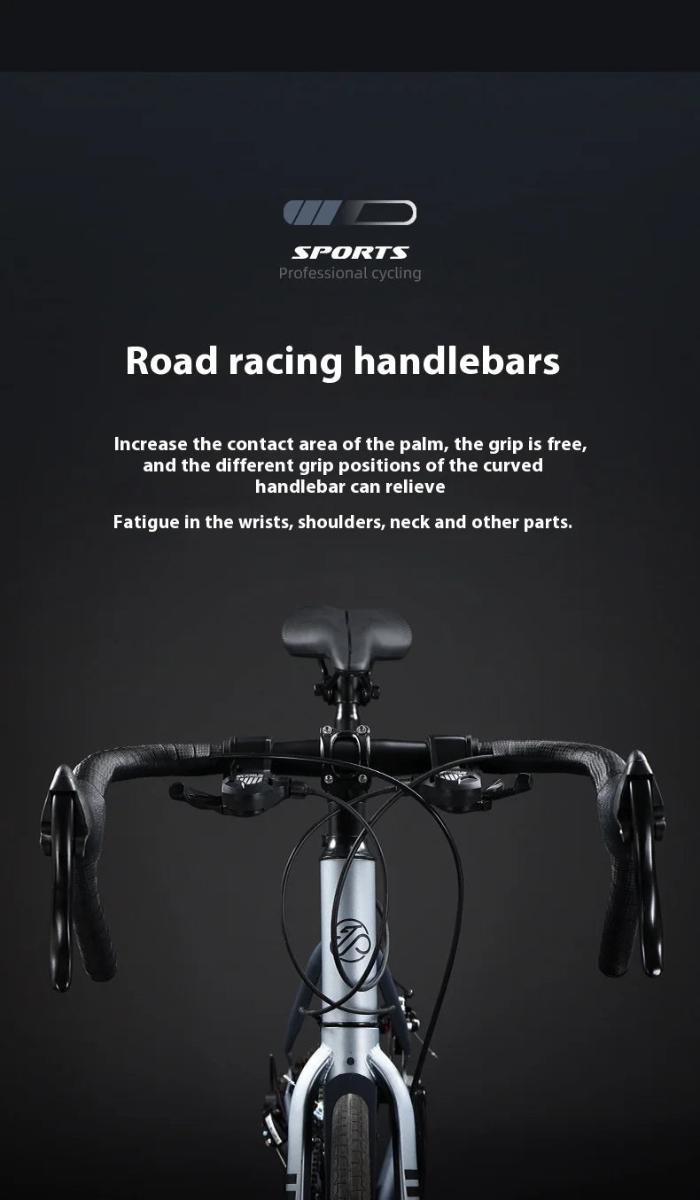 700CRoad Bike Bicycle Youth Lightweight Ultralight Adult Men's27Speed Racing Women's Bicycle